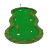 300 x 150 cm golfové podložky Profesionální golfová cvičná podložka se 3 otvory a golfovými míčky pro domácí golf Green