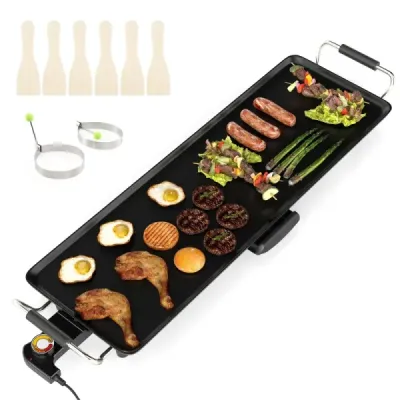 0cm elektrická plotna Teppanyaki gril s nepřilnavým povrchem BBQ gril elektrický gril