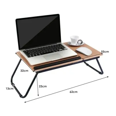 Pracovní stůl Stůl pro notebook Stůl pro notebook Stůl pro postel Odkládací stolek Skládací stůl pro notebook Černá barva
