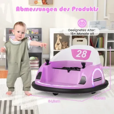 Odrážedlo pro děti elektrické odrážedlo s blikajícími LED světly růžové barvy