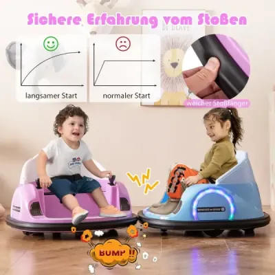Odrážedlo pro děti elektrické odrážedlo s blikajícími LED světly růžové barvy
