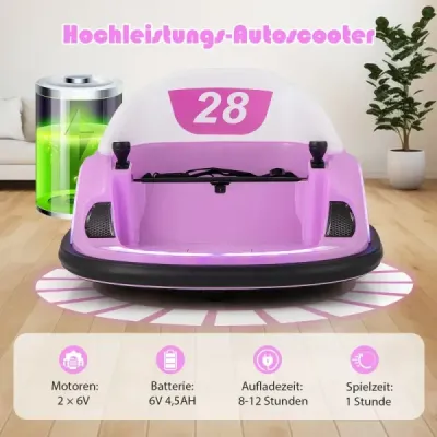 Odrážedlo pro děti elektrické odrážedlo s blikajícími LED světly růžové barvy