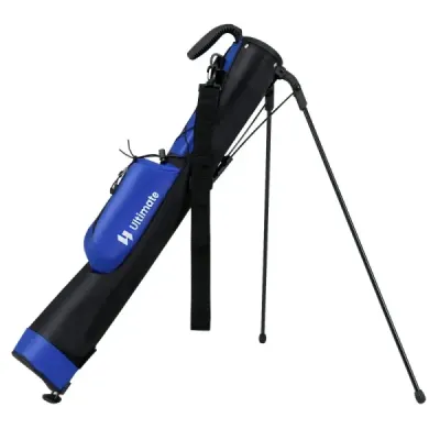 Golfový bag na stojan Golfový bag se 2 přepážkami a pláštěnkou Lehký golfový bag s popruhem přes rameno Modrý