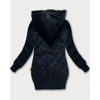 Dámská mikina s kapucí LHD tmavěmodrá MODA162A