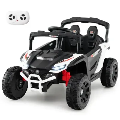 Dětské 12V elektrické auto s dálkovým ovládáním Elektrický UTV Truck Dětské auto Dětské vozidlo Bílý