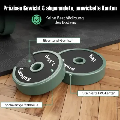 Sada činek 4 v 1, nastavitelná sada činek 20 kg, včetně činky a tyče Kunz a kettlebellů