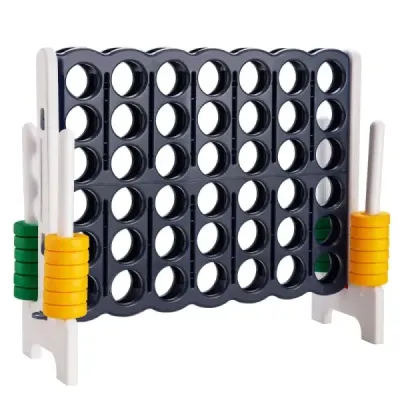 Obří strategická hra 4 v řadě, desková hra 4 v řadě, hračka na párty