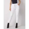 Dámské pletené chino kalhoty bílé barvy (3589.07X)