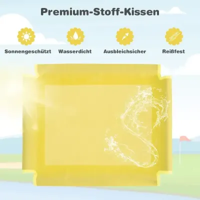 Lezecká kopule se skluzavkou a nosností 180 kg Lezecký rám ve tvaru kopule Zelená + žlutá barva