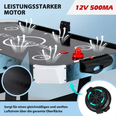 Skládací stůl na air hockey s LED displejem a 12V motorem Elektrický stůl na air hockey