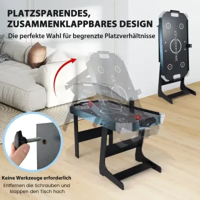 Skládací stůl na air hockey s LED displejem a 12V motorem Elektrický stůl na air hockey