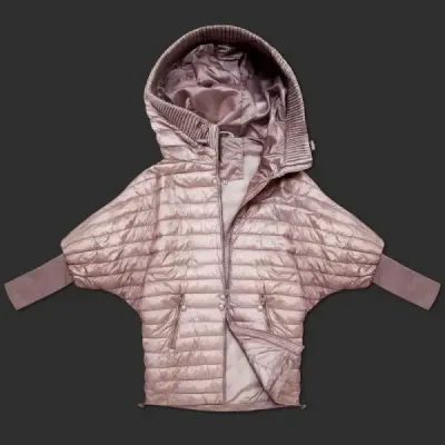 Dámská podzimní bunda MODA6913 světle růžová