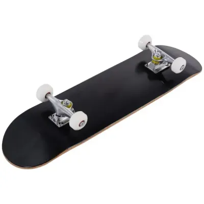 Kompletní skateboard Funboard Minicruiser Dřevěný longboard 20x79cm - černý