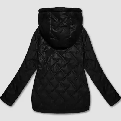 Lehká dámská bunda plus size S'West MODA8558BIG černá