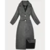 Dámský dlouhý kabát S'West MODA8542 černy