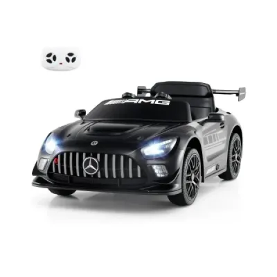Dětské autíčko Mercedes-AMG GT3 s licencí a dálkovým ovládáním 3 rychlosti černé
