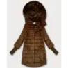 Dámská přechodná bunda MODA1828 karamelová