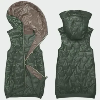 Dámská vesta MODA8240big khaki