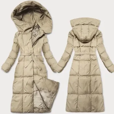 Dámská zimní bunda MODA3227 béžová