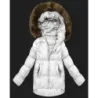 Dámská bunda bomber s kapucí S'West MODA8280 bílá