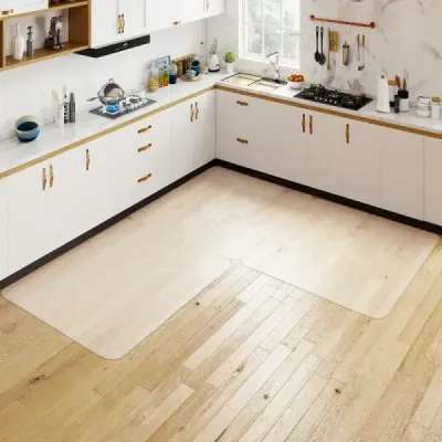 180 x 160 cm podložka pod kancelářskou židli Průhledná PVC ochranná rohož Podlahová ochranná rohož