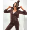 Dámská souprava MODA829 čekoládová