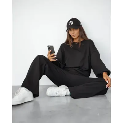 Dámský set mikina + kalhoty MODA1108 černý