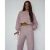Dámský set mikina + kalhoty MODA1108 pudrově růžový