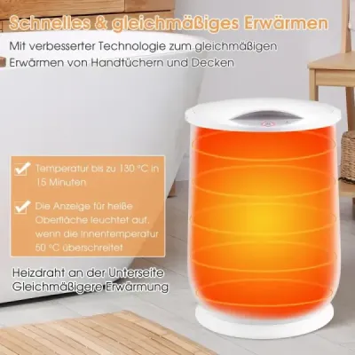 21L ohřívač ručníků Bucket s časovačem Elektrický sušák ručníků Stropní ohřívač bílý
