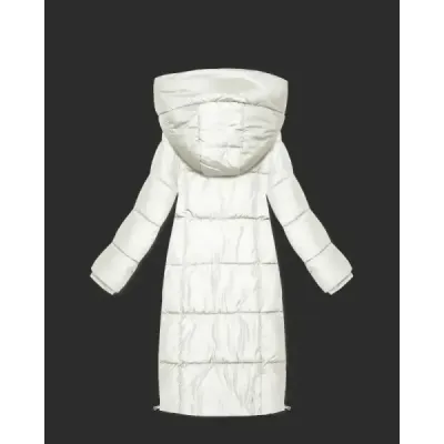Dámská zimní bunda do poloviny stehen MODA8535 ecru