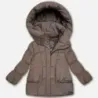 Dámská péřová bunda S'West oversize světle hnědá MODA8539