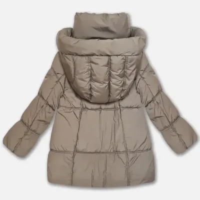 Dámská péřová bunda S'West oversize béžová MODA8539