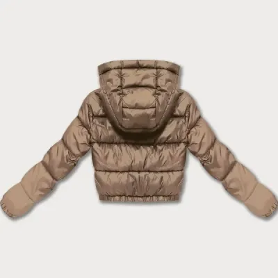 Dámská oboustranná krátká bunda Minority brown camouflage (M6-6001-305)
