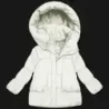 Dámská péřová bunda S'West oversize broken white MODA8539