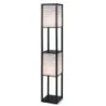 Stojací lampa se 2 policemi Stojací lampa se 2 vzorovanými stínítky s výřezy Květiny