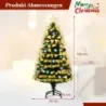 120 cm Umělý vánoční stromek s osvětlením a hvězdou Mini vánoční stromek Vánoční stromek
