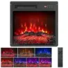 18" elektrická krbová vložka 750W/1500W elektrický krb s dálkovým ovládáním vestavěný krb