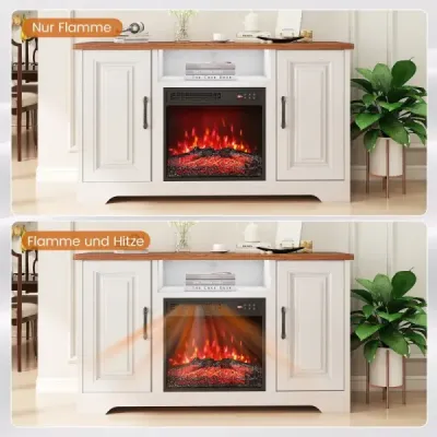 18" elektrická krbová vložka 750W/1500W elektrický krb s dálkovým ovládáním vestavěný krb