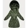 Dámská zimní bunda nadrozměrné velikosti Minority MODA6518 khaki