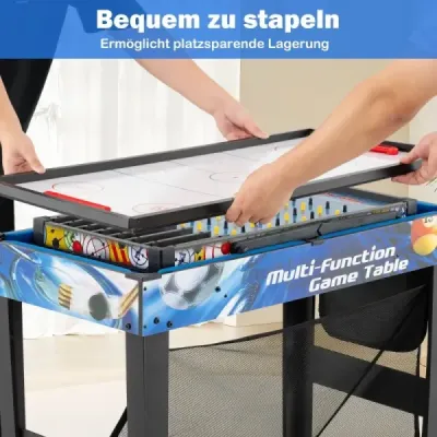 Sada kombinovaných stolů 10 v 1 Sada stolů pro více her s kulečníkem hokej stolní tenis basketbal fotbal střelba pinball šipky