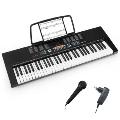 Klávesové piano pro začátečníky s 61 klávesami Digitální piano s 300 tóny