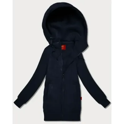 Dámská mikina s kapucí MODA175 tmavěmodrá