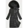Dámská zimní bunda s kapucí MODA9126 grafit