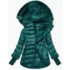 Dámská zimní bunda MODA6636 morská