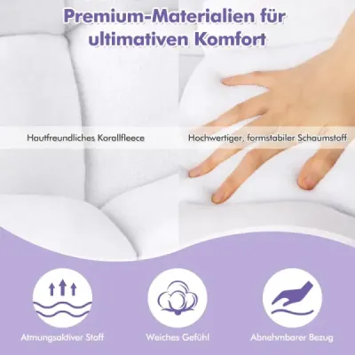 Podlahová židle Skládací líná pohovka Líný tatami Podlahový polštář bílý