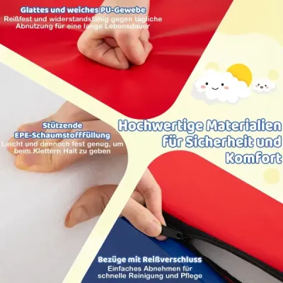 5dílná hračka na lezení pro děti měkká sada na lezení a prolézání pro batolata Vícebarevná