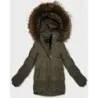 Dámská zimní bundai MODA60610 zelená