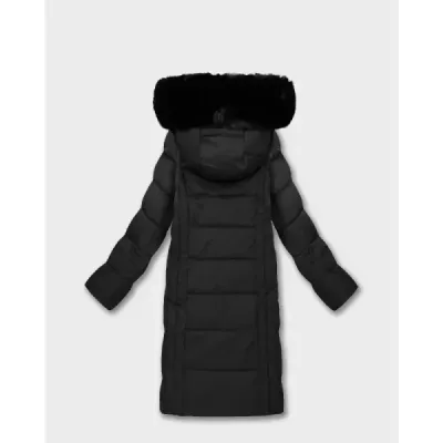 Dlouhá dámská zimní bunda MODA7662 černá