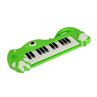 25klávesové dětské digitální piano s vestavěnou hudbou a světlem, elektronické klavírní klaviatury, zelené