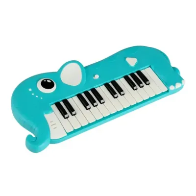 25klávesové dětské digitální piano s vestavěnou hudbou a světlem, elektronické klavírní klaviatury, modré